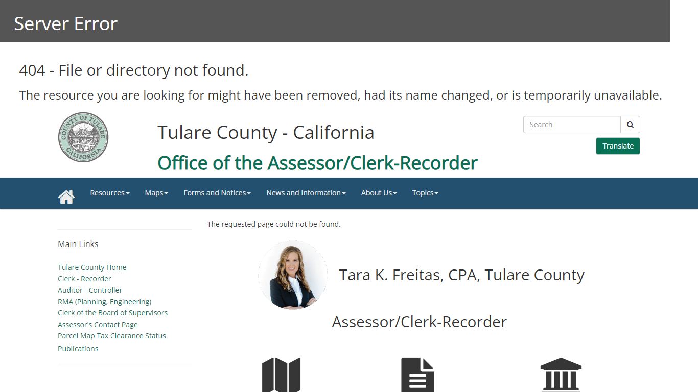 Access to Public Records - Assessor - Tulare County Main